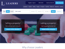 Tablet Screenshot of leaders.co.uk